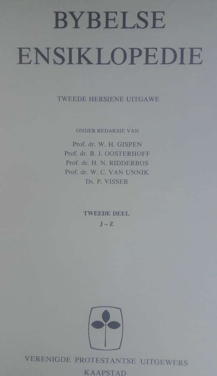 Bible - Bybelse Ensiklopedie - Part 1+2 - 1977