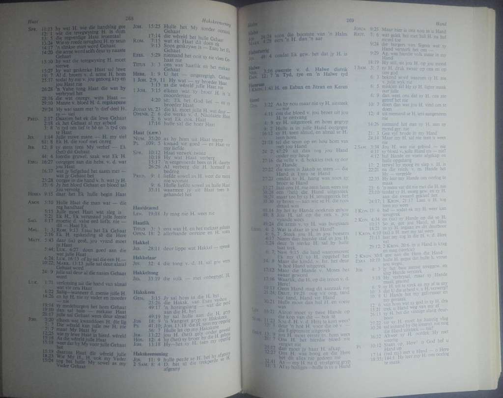 Bible - Die Afrikaanse Bybelkonkordansie - 1975