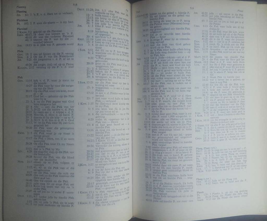 Bible - Die Afrikaanse Bybelkonkordansie - 1975