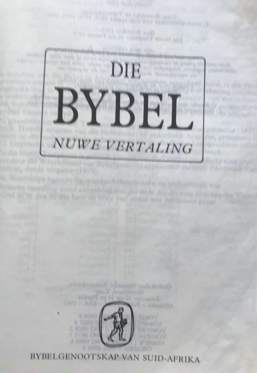 Bible - Die Bybel - 1992