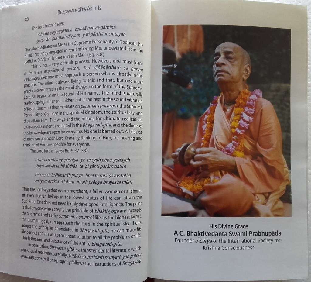 Bible/Book - Bhagavad Gita - [As It Is] - 2016 - Unused