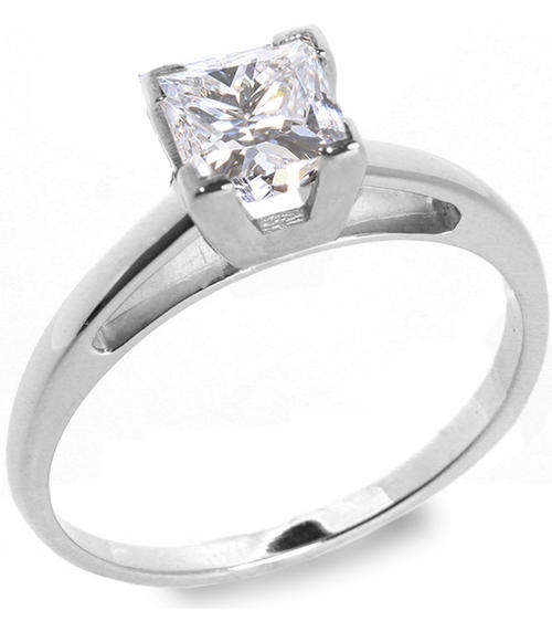 **STUNNING ** 1.01 CT NATURAL DIAMOND N/SI2 ENGAGEMENT RING 14K W/GOLD