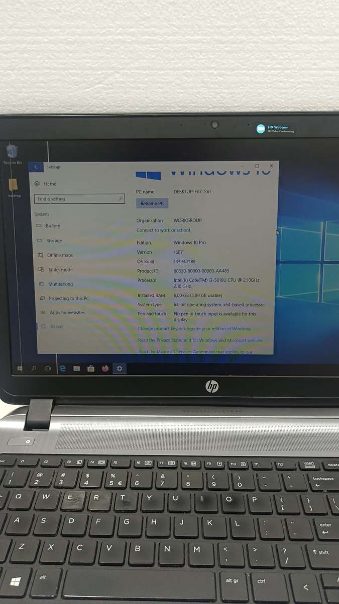 HP ProBook 450 G3 core i3 5th Generation