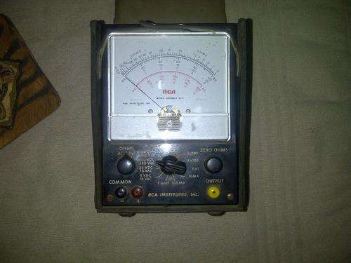 Unique Antigue RCA Institutes volt and ahm meter