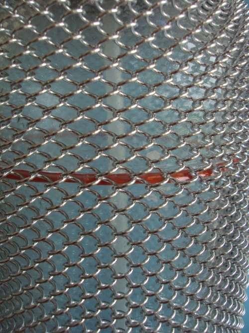 Soda Syphon with Chain Mail