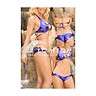 BLUE METALLIC BIKINI SIZE 34 -NEW
