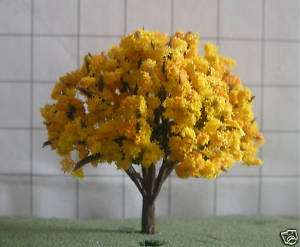 10 TREES-YELLOW  N SCALE