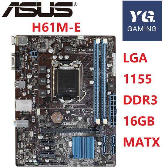Asus h61m-e motherboard