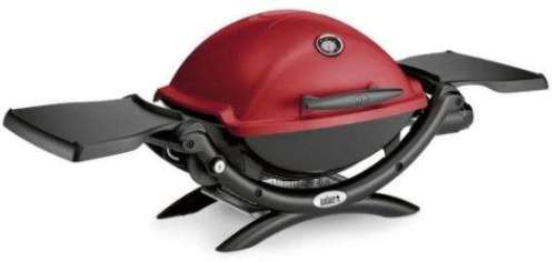 Weber - Q1200 Gas Grill - Maroon