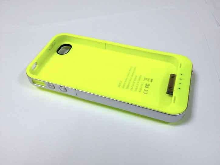 Yellow Milkbox 2000mAh Extended Battery Case For Apple iPhone 4 and 4S