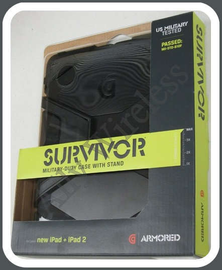 GRIFFIN Survivor Extreme-Duty Military Case for iPad 2 & iPad 3 (Black)