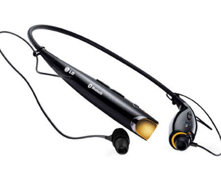 Lg Tone (Hbs-700) Wireless Bluetooth Stereo Headset (black or black & orange)