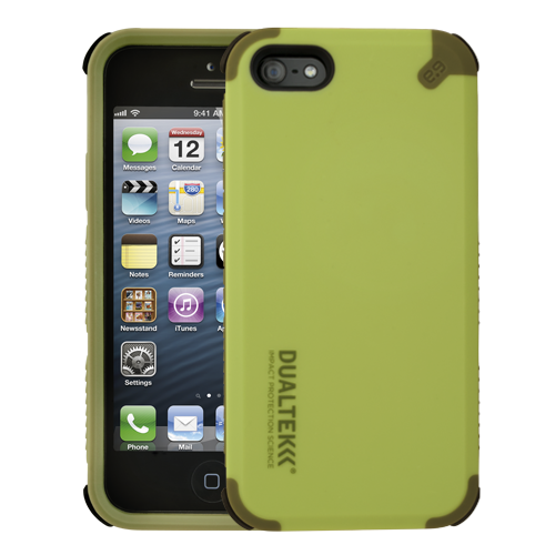 DualTek Extreme Shock Case + FREE screen protector for the NEW iPhone 5 - Fern Green