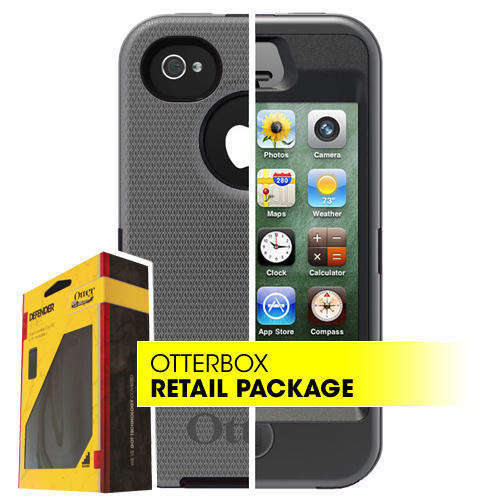 Otterbox iPhone 4 Defender Series Case with Holsterby OtterBox - Black / Gunmetal Grey