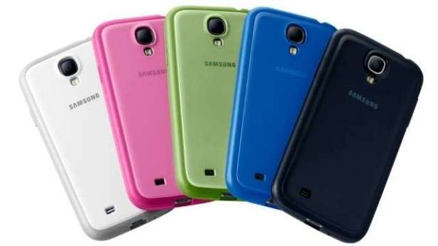 Samsung Galaxy S4 Protective Cover- ***Pink, Light Blue, Navy, White & Green***