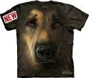 T Shirt German Shephard Portrait(GSD) dog Large