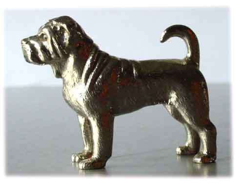 Silver Plated Dog model -Sharpei