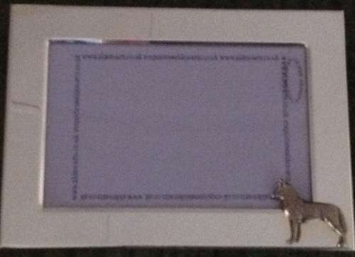 Dog Photo Frame Siberian husky  Landsape