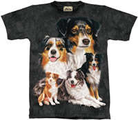T-Shirt Australian Shepherd Dog-- SIze Medium