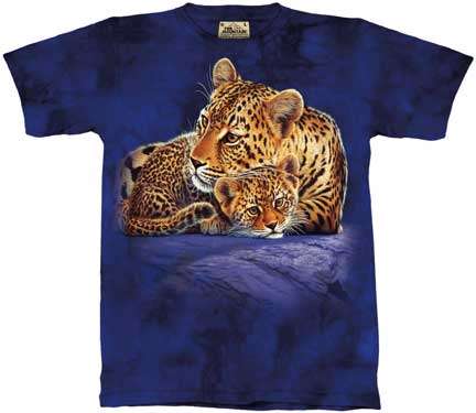T-Shirt Leopard & Cub  Size  XXXLARGE