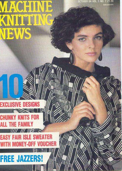 Machine Knitting Magazine October 84