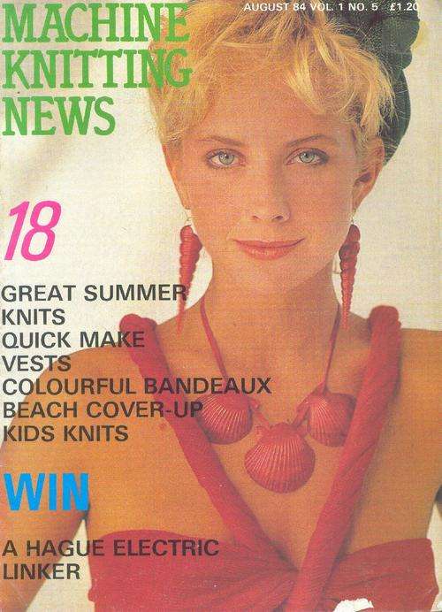 Machine Knitting Magazine August 84