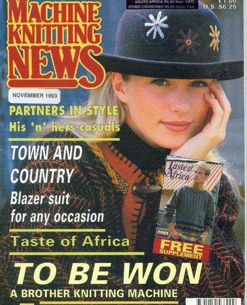 Machine Knitting News November 93