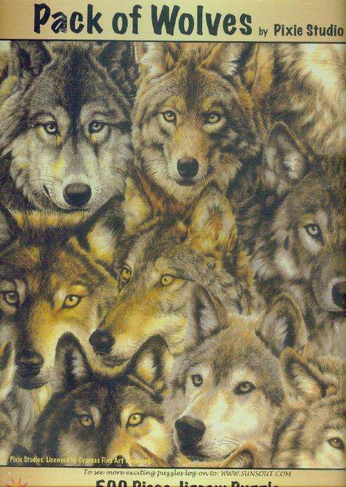Wolf Jigsaw Puzzle -Pack of Wolves