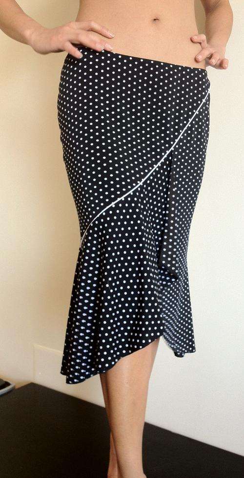 Polcadot Lycra Skirt