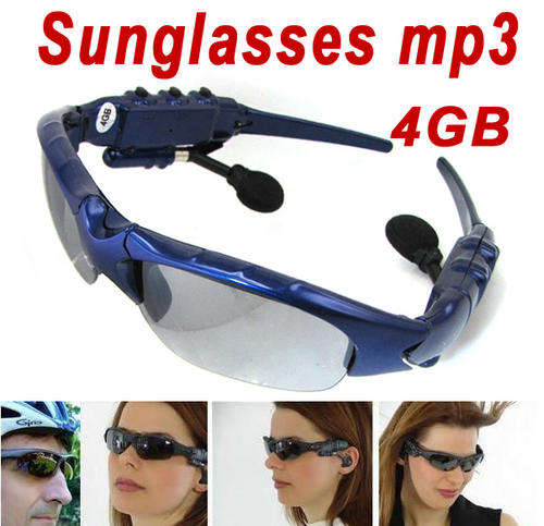 4GB Mp3 Sunglasses