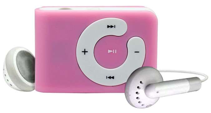Mini Pink Clip MP3 Player