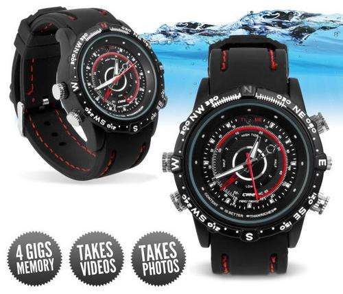 4GB High Resolution Water Resistence Spy Watch