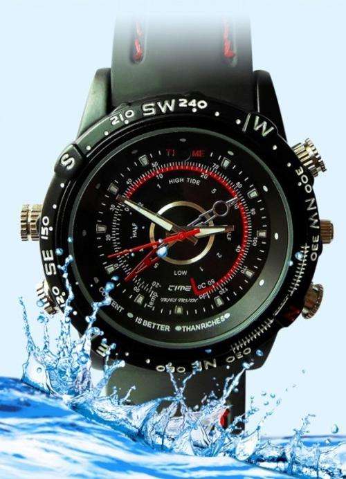 4GB High Resolution Water Resistence Spy Watch