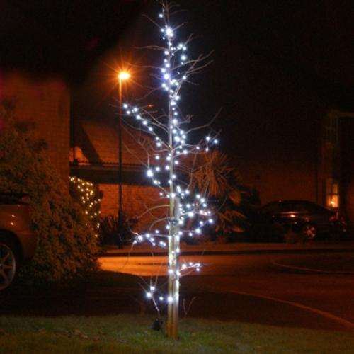 Solar Powered Fairy Lights 60 White LED