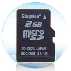 Kingston MicroSD TransFlash TF 2GB Memory Card