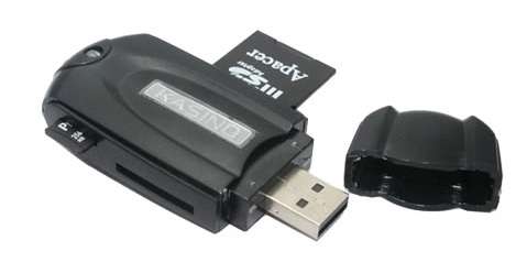 HIGH SPEED USB 2.0 MINI MEMORY CARD READER FOR miniSD/SD/M2/TF/MS