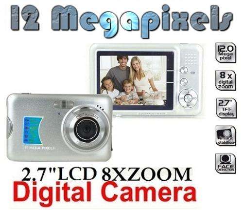 12MP 8x Digital Zoom 2.7-inch LCD Screen Digital Camera