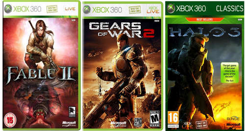 PACK OF 3 XBOX 360 GAMES
