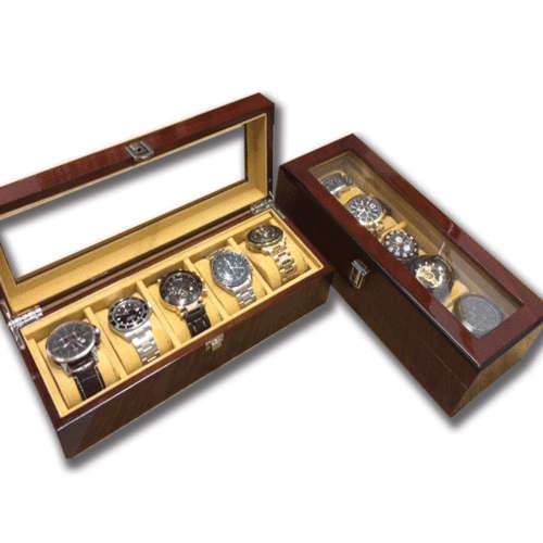 Wooden watch box (Holds 5 watches)
