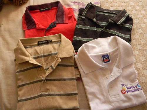 4 Golf T- Shirts as new (M 170/88). Winning bidder to take all. postage R95.00