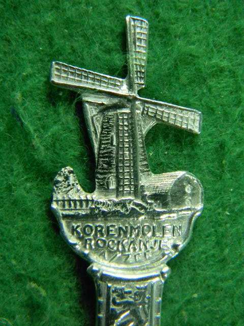Korenmolen Rockanje a/zee NW Zilver in excellent condition