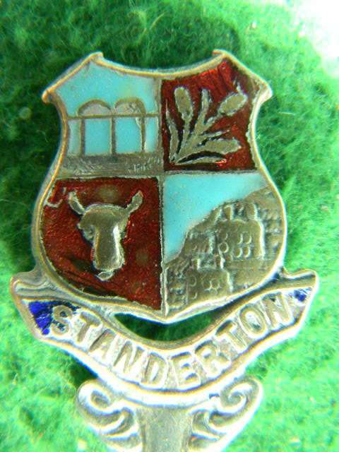 Standerton S.M.OP EPNS spoon in fair condition