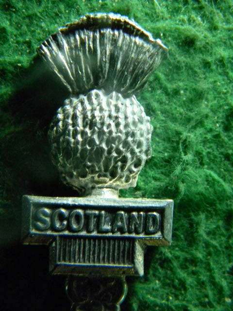 Souvenir spoon from Scotland as per pictures perfection  Silver plated in good condition