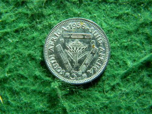 1956 3 pence see condition on photos