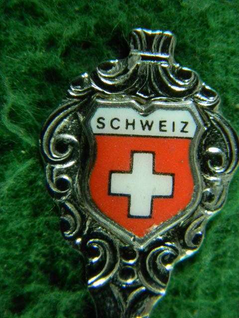 Schweiz silver plated spoon in good condition