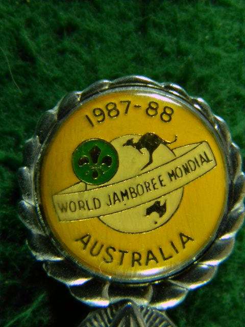 world Jamboree Mondial 1987-88 Australia silver plated spoon in good condition