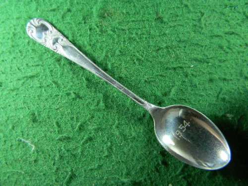 1954 silver plated spoon as per pictures  in good condition