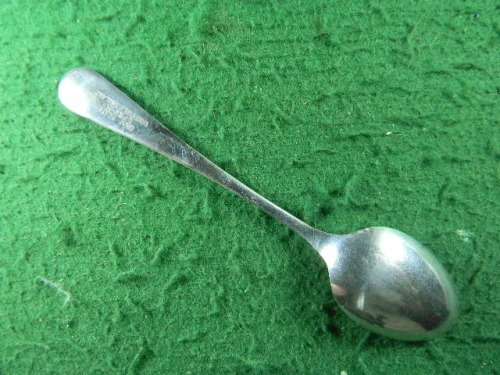 1954 silver plated spoon as per pictures  in good condition