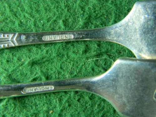 2 cake forks EPNS made in England in good condition
