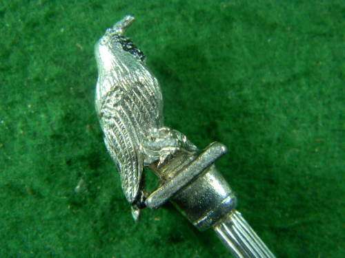 Bird silver plated show some wear